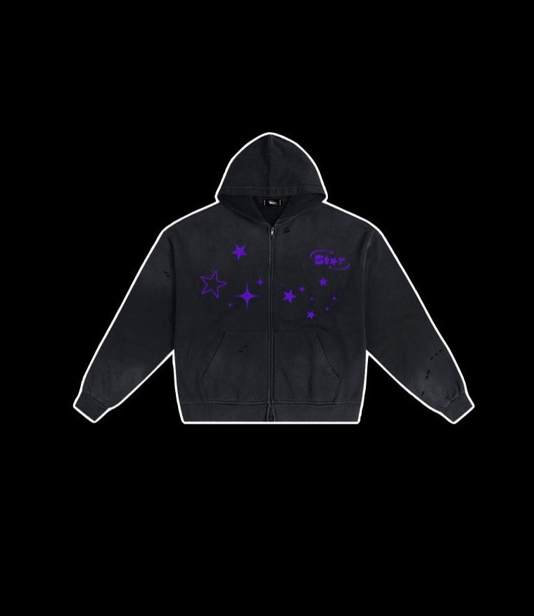 𝗙𝗮𝗱𝗲𝗱 𝗽𝘂𝗿𝗽𝗹𝗲 𝘀𝘁𝗮𝗿 𝘇𝗶𝗽 𝘂𝗽