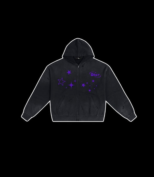 𝗙𝗮𝗱𝗲𝗱 𝗽𝘂𝗿𝗽𝗹𝗲 𝘀𝘁𝗮𝗿 𝘇𝗶𝗽 𝘂𝗽