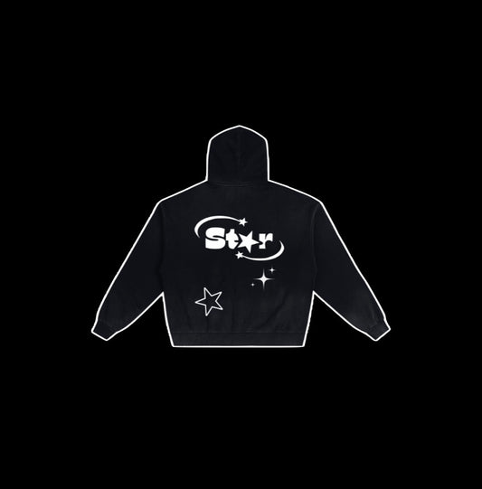 𝗙𝗮𝗱𝗲𝗱 𝗯𝗹𝗮𝗰𝗸 𝘀𝘁𝗮𝗿 𝘇𝗶𝗽 𝘂𝗽