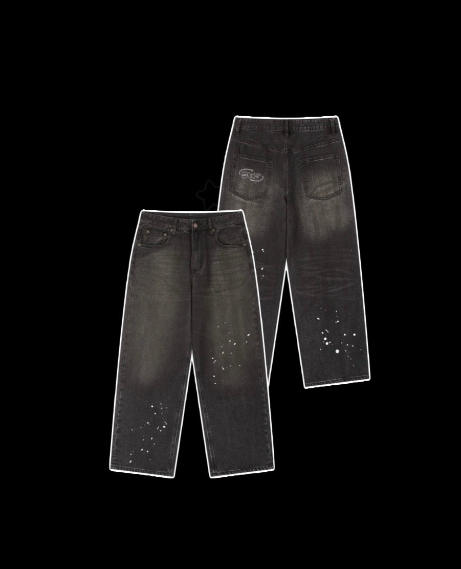 𝗕𝗮𝗴𝗴𝘆 𝘀𝗽𝗮𝘁𝘁𝗲𝗿𝗲𝗱 𝗷𝗲𝗮𝗻𝘀